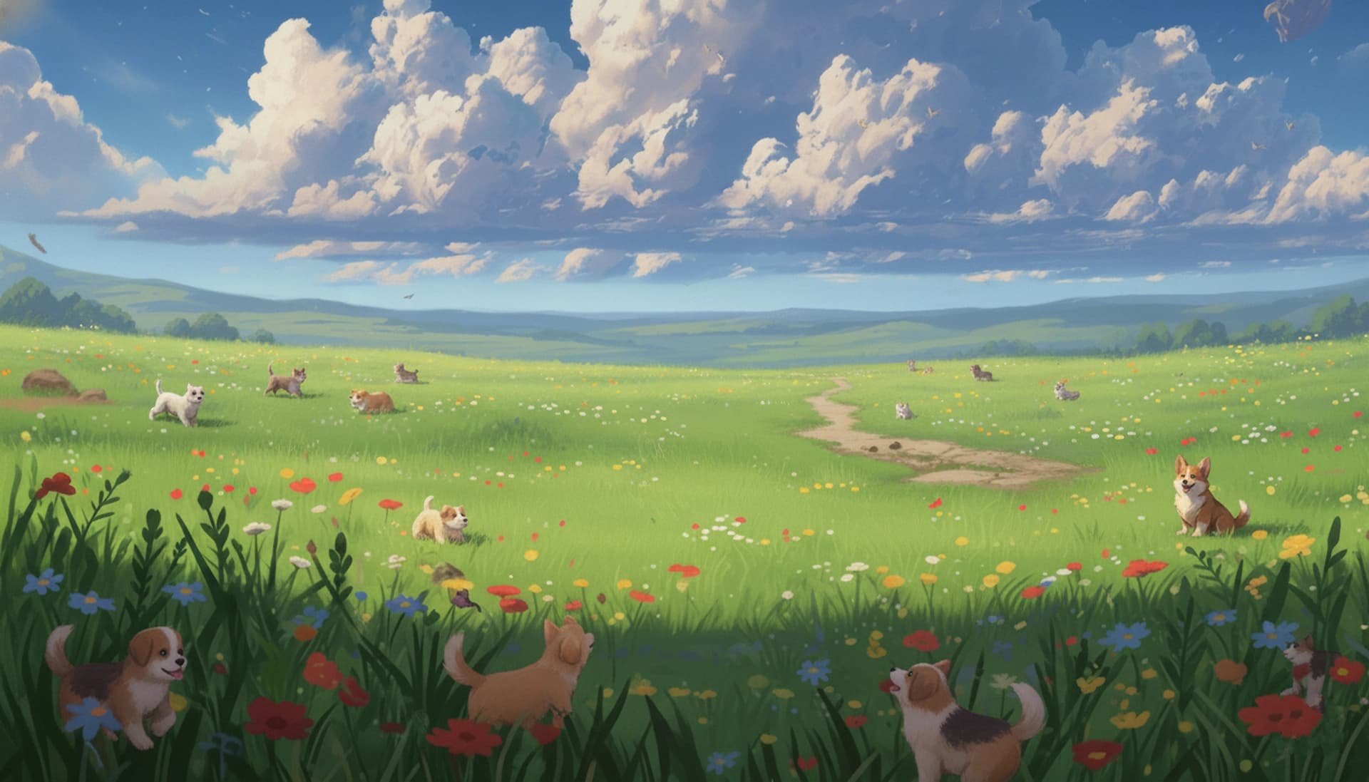 Imagen de animales felices